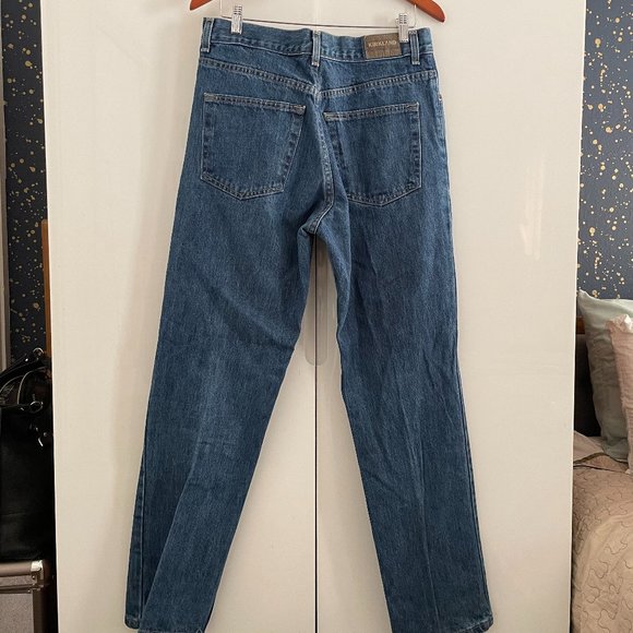 Kirkland Signature Straight Leg Jeans Men's 32x32 Blue Medium Wash 5-Pocket - Picture 2 of 3